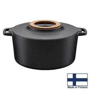 Cratita cu capac, din fonta, antiaderenta, Fiskars Norden, 6 l imagine