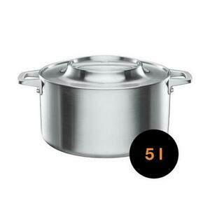 Oala din otel inoxidabil, antiaderenta, Fiskars Norden, 5l (Inox) imagine