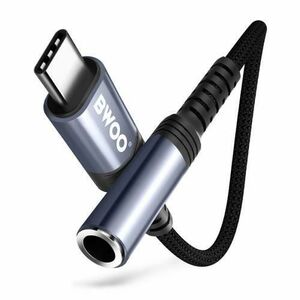 Adaptor Audio USB-C - 3.5mm BWOO BZ47, Negru imagine