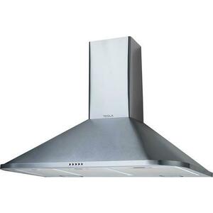 Hota decorativa semineu Tesla DC900AXP, 630 m3/h, 1 motor 190 W, LED 2x2W, 3 trepte, 90cm (Inox) imagine