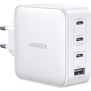 Incarcator retea Ugreen Nexode 100W, GaN Fast Charging, 3x USB-C, 1x USB-A (Alb) imagine