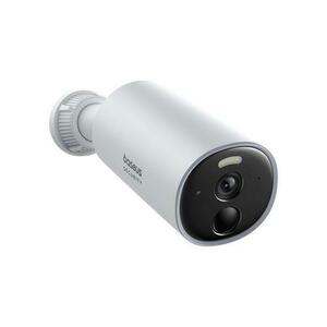 Camera supraveghere video exterior Baseus B1 2K HD Color Night Vision, 3MP (2304x1440), Wi-Fi, Alexa, Google Home (Alb) imagine
