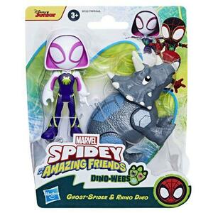 Figurina Spidey and his amazing friends - Dino Webs, Ghost-Spider si Rhino Dino imagine