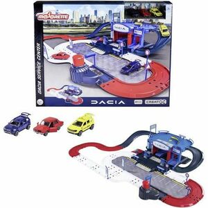 Set joaca Majorette - Dacia Service Center, cu 3 masini incluse imagine