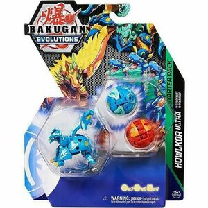 Figurina Bakugan Evolutions, Starter Pack 6 piese, Howlkor Ultra S4 imagine