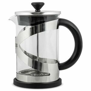 Presa franceza pentru cafea ZASS Gourmet ZG-FPC 01, 800 ml, Sticla/Inox (Transparent) imagine