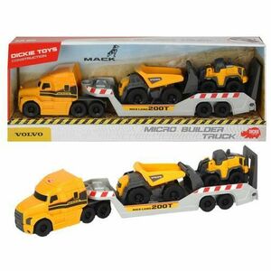 Camion de remorcare Dickie Toys - Volvo Micro Builder Truck, 32 cm imagine