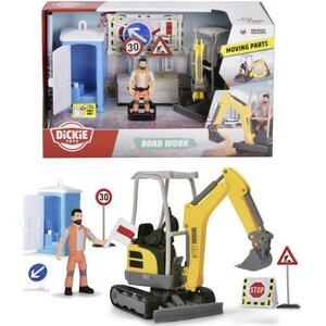 Set Excavator Wacker Neuson Dickie Toys, 15 cm, cu accesorii imagine