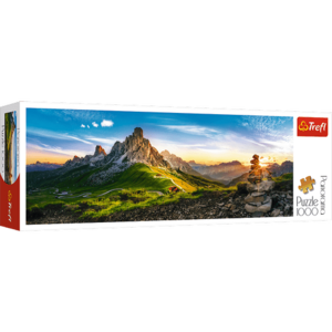 Puzzle panoramic Trefl, Muntii Dolomiti, 1000 piese imagine