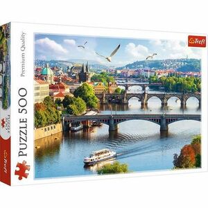 Puzzle Trefl, Orasul Praga, 500 piese imagine