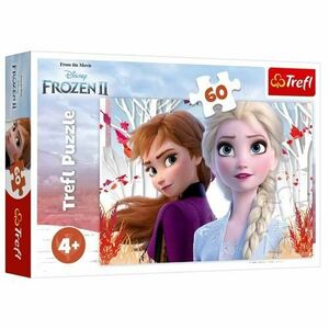 Puzzle Trefl, Disney Frozen II, Ana si Elsa, 60 piese imagine