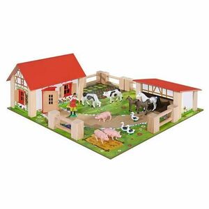 Set de joaca Eichhorn - Mica ferma a animalelor, 21 accesorii imagine