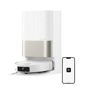 Robot de aspirare Dreame X50 Ultra Complete RLX85CE-4-WH, detectare AI a obstacolelor si navigare la 360°, comanda vocala, depasire obstacol de 6CM, aspirare 20000Pa, perie dubla anti-incurcare (Alb) imagine