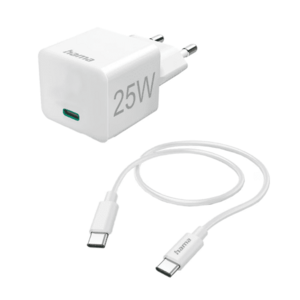 Incarcator retea Hama 201624, USB-C, PD, 25W (Alb) imagine