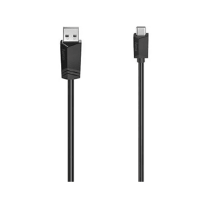 Cablu de date Hama 200633, USB-A - USB-C, 3 m (Negru) imagine