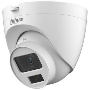 Camera supraveghere Dome cu iluminare duala Dahua HAC-HDW1200CLQ-IL-A-0280B-S6, 2 MP, IR/lumina alba 20 m, 2.8 mm, microfon imagine