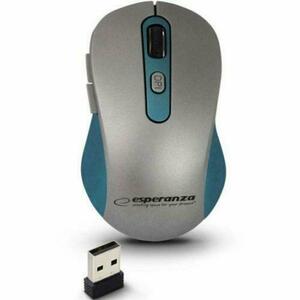 Mouse Esperanza Adara EM131B, USB, Wireless (Gri/Albstru) imagine