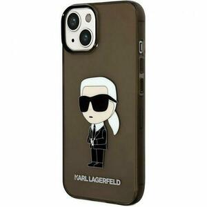 Husa de protectie Karl Lagerfeld IML Ikonik NFT pentru iPhone 14 Plus (Negru) imagine