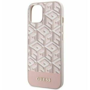 Husa de protectie Guess G Cube MagSafe pentru iPhone 14 (Roz) imagine