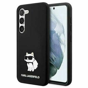 Husa de protectie Karl Lagerfeld Liquid Silicone Choupette NFT pentru Samsung Galaxy S23 (Negru) imagine