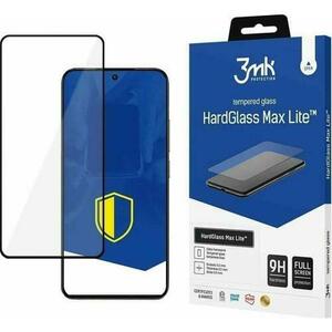Folie de protectie 3mk HardGlass Max Lite pentru iPhone 13/13 Pro/14, Negru imagine