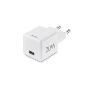 Incarcator Hama 201840, USB-C, PD / QC, 20 W (Alb) imagine