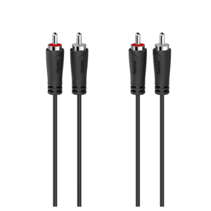 Cablu Hama 205257, 2x RCA - 2x RCA, 1.5 m (Negru) imagine