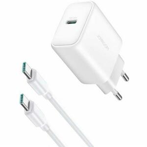 Incarcator Retea Cu Cablu USB-C Joyroom JR-TCF24, 30W, 3A, 1 x USB-C, Alb imagine