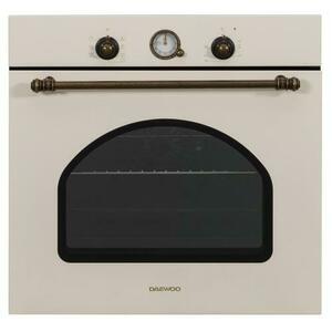Cuptor incorporabil Daewoo DWBIO-6707RBJ, Electric, 80 l, Timer analog rustic (Crem) imagine