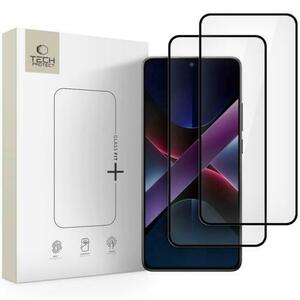 Folie de protectie Ecran Tech-Protect FIT+ pentru Xiaomi Poco X7 Pro, Sticla Securizata, Full Glue, Set 2 bucati, 2.5D imagine