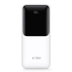 Baterie Externa Tech-Protect PB01, 10000mAh, 22.5W, QC + PD, 1 x USB-C - 2 x USB-A, Alba imagine