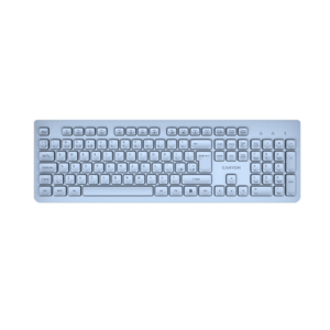 Tastatura Canyon HKB-W01 UK/US, Wireless, USB (Albastru) imagine