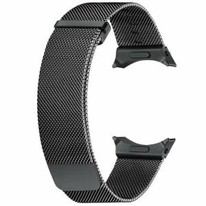 Curea Smartwatch Samsung GP-TYL305SAABW pentru Galaxy Watch 7 (40mm), Milanese Band, S/M (Negru) imagine