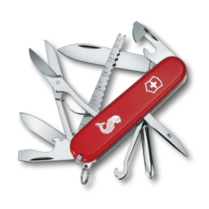 Briceag multifunctional Victorinox FISHERMAN, 18 functii, Include foarfece (Rosu) imagine