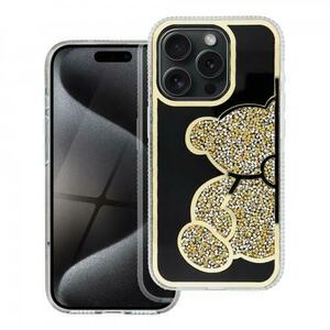 Husa pentru Apple iPhone 16e, OEM, Teddy Bear, Aurie imagine