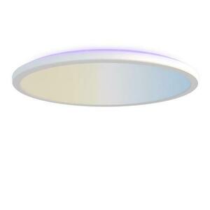 Lampa de plafon LED Calex Smart Halo, 40cm, RGB, lumina alba calda, 25W, plastic, IP20, clasa D (Alb) imagine