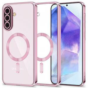 Husa MagSafe pentru Samsung Galaxy A56 A566, Tech-Protect, Magflex, Roz/Auriu imagine
