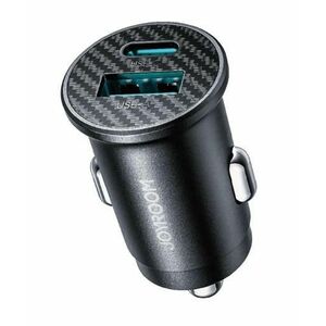 Incarcator Auto Joyroom JR-CCN16 Mini, 12W, 2.4A, 1 x USB-A - 1 x USB-C, Negru imagine
