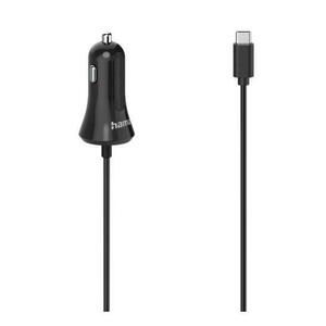 Incarcator Auto Hama 86419, USB-C, 12 W, 1 m (Negru) imagine