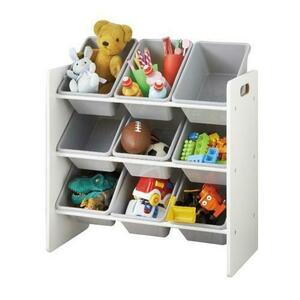 Raft depozitare cu 9 cosuri, U-Grow UGRD115-CLR, Gri imagine