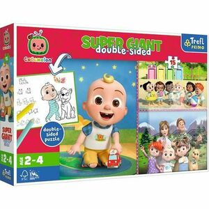 Puzzle Trefl din 15 piese - Cocomelon, Happy day of a friends imagine