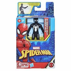Figurina Spider-Man Epic Hero - Spider-Man cu costum Symbiote, 10 cm imagine