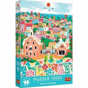 Puzzle Trefl de la 1000 piese - Barcelona, ​​Spania imagine
