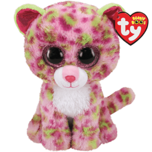 Jucarie de plus Ty Leopard Roz, 24 cm (Multicolor) imagine