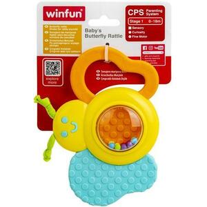 Zornaitoare Winfun - Fluturas, cu jucarie dentitie imagine