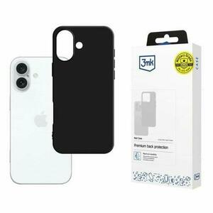 Husa de protectie 3mk Matt Case pentru iPhone 16 Plus, Negru imagine
