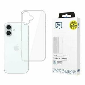 Husa de protectie 3mk Clear Case pentru iPhone 16, Transparent imagine