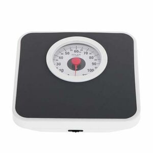 Cantar corporal mecanic Adler AD 8178, Precizie 1 kg (Negru/Alb) imagine