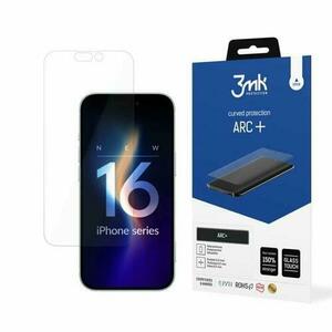 Folie de protectie 3mk ARC+ Flexible Glass pentru iPhone 16 Plus imagine