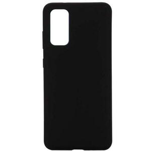 Protectie Spate Lemontti Silky LEMSLKS20N pentru Samsung Galaxy S20 (Negru) imagine